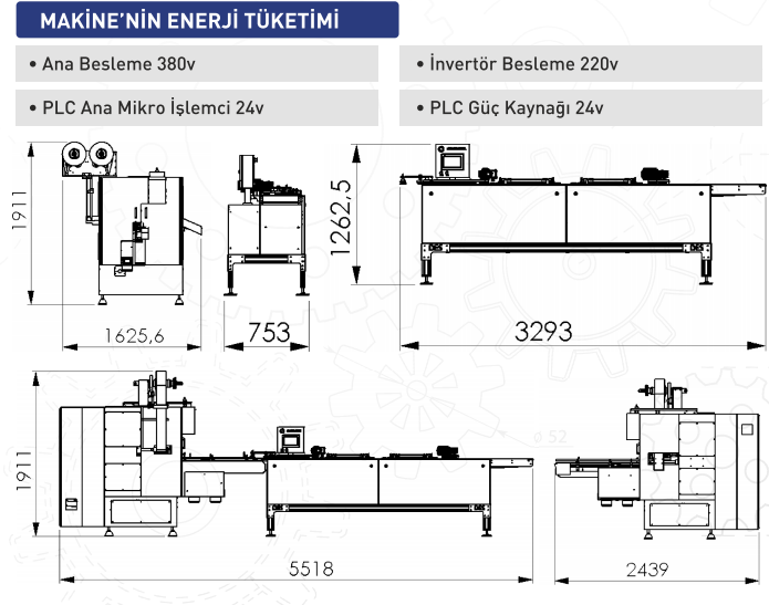 dm 350 çikolata ambalaj makinası