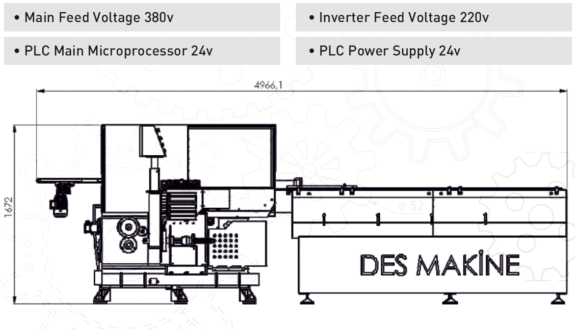 dm 350 çikolata ambalaj makinası